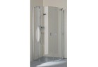 Sprchový kout ćwierćkolista Kermi Raya 80 cm, lítací dveře z pevnými segmenty