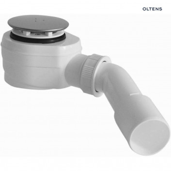 Oltens Pite Turbo Slim sifon pro sprchové vaničky odtok 90 mm plastikowy nízká - chrom