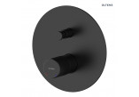 Oltens Hamnes sprchová baterie podomítková kompletní - černá matnáný