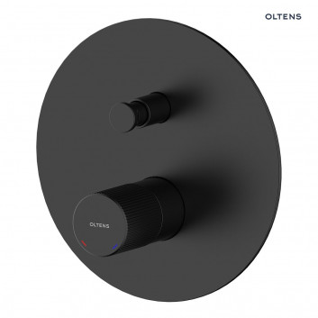 Oltens Hamnes sprchová baterie podomítková kompletní - černá matnáný