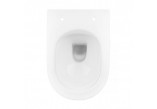 Oltens Holsted mísa WC závěsná PureRim SamrtClean se sedátkem pomalu sklápěcí - bílá 
