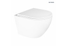 Oltens Hamnes Kort mísa WC závěsná PureRim s povrchem SmartClean - bílá 
