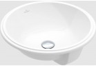 Umyvadlo pod desku - Villeroy & Boch/Architectura, 400 x 400 x 175 mm, Weiss Alpin CeramicPlus, bez přepadu