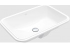 Umyvadlo pod desku - Villeroy & Boch/Architectura, 570 x 370 x 175 mm, Weiss Alpin CeramicPlus, bez přepadu