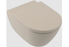 Mísa WC s hlubokým splachováním Villeroy & Boch/Subway 2.0 - bez kołnierza wewnętrznego, podvěsný, Almond CeramicPlus