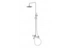 Souprava vannovásprchový Kohlman Axel, na stěnu, kulatá horní sprcha 20 cm - chrom