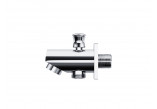 Výtokové rameno vanová sprchový Corsan s přepínačem ciśnieniowym do sluchátka prysznicowej černá