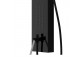 Panel sprchový Corsan Samsara černá s termostatem i výtokovým ramenem