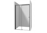 Dveře sprchové Deante Kerria Plus 100 cm, posuvné, sklo transparentní s povrchem Active Cover, profil černá