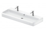 Umyvadlo nábytkové 120x47cm, Duravit Qatego - Bílý lesklý (HyG) 