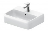 Umyvadlo broušené 120x47cm, Duravit Qatego - Bílý lesklý (HyG)