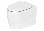 Mísa toaletní závěsná, 38,5x57cm, Duravit Qatego Rimless® - Bílý lesklý (HyG) 