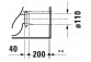 Mísa toaletní stojící, 39x60cm, Duravit Qatego Rimless® (HyG)