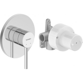 Páková sprchová baterie nadomítková, Duravit Circle - Lesklý chrom