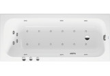 Vana hydromasážní 160x70cm, Duravit Qatego, Combi-System P- Bílá