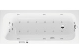 Vana hydromasážní 160x70cm, Duravit Qatego, Combi-System E- Bílá