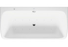Vana hydromasážní 180x80cm, Duravit Qatego, Air-System - Bílý Matnáný