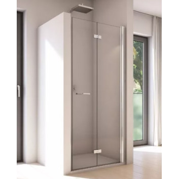 Dveře sprchové do niky 80cm (levé), Sanswiss Solino SOLF1 - stříbrný lesk