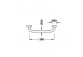 Madlo do vany, TRES ACCESORIOS BANYO - Ocel