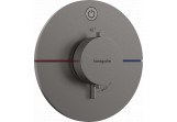 Baterie termostatická, podomítková do 1 příjimača, Hansgrohe ShowerSelect Comfort S - Černá Chrom Szczotkowany