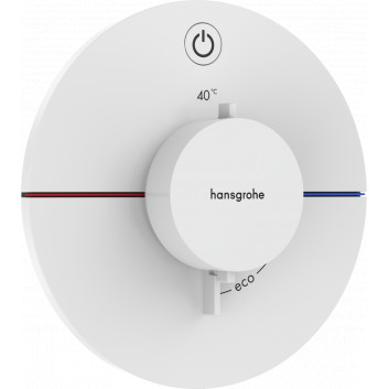 Baterie termostatická, podomítková do 1 příjimača, Hansgrohe ShowerSelect Comfort S - Černá Matný