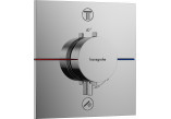 Baterie termostatická, podomítková do 2 přijímačů, Hansgrohe ShowerSelect Comfort E - Chrom
