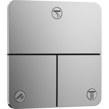 Ventil uzavírací, podomítkový do 3 přijímačů, Hansgrohe ShowerSelect Comfort Q - Chrom 