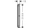 Ventil uzavírací, podomítkový do 3 přijímačů, Hansgrohe ShowerSelect Comfort Q - Chrom 
