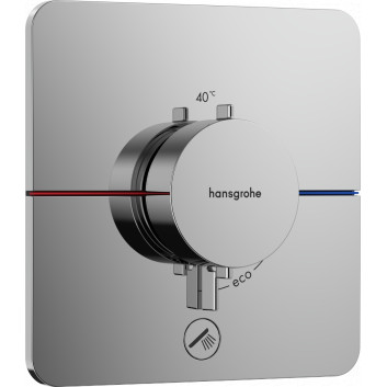 Baterie termostatická, podomítková do 1 příjimača s dodatečným výstupem, Hansgrohe ShowerSelect Comfort Q - Chrom