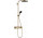 Sprchový sada 260 1jet z ShowerTablet Select 400, Hansgrohe Pulsify S - Bronz Szczotkowany
