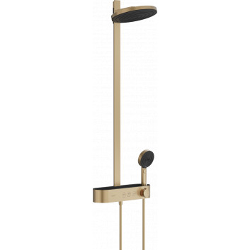 Sprchový sada 260 2jet EcoSmart z ShowerTablet Select 400, Hansgrohe Pulsify S - Bronz Szczotkowany 