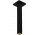 Stropní přípojka E 30 cm, Hansgrohe - Černá Matný