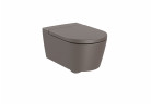 Mísa WC závěsná Roca Inspira Rimless Round 37x56 cm - caffe