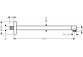 Rameno sprchové S 39 cm, Hansgrohe - Chrom