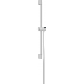 Sprchová tyč Pulsify S 65 cm z suwakiem a hadicí, Hansgrohe Unica - Černá Matný