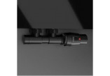 Ventil zespolony Komex Twins s termostatickou hlavicí, rohový, pravé - černá lesklý