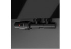 Ventil zespolony Komex Twins s termostatickou hlavicí, rohový, levé - černá matnáný