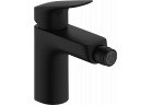 Páková bidetová baterie 100 s umyvadlovou výpustí, Hansgrohe Logis - Černá Matný