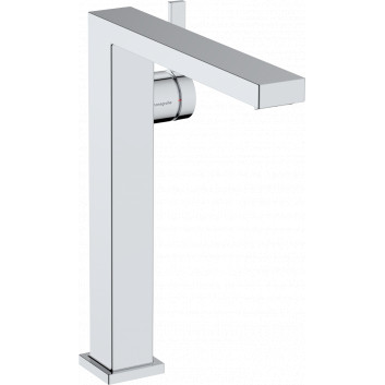 Páková umyvadlová baterie 240 Finie na umyvadlo na desku, CoolStart s umyvadlovou výpustí Push-Open, Hansgrohe Tecturis E - Chrom