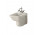 Závěsný bidet, KERASAN WALDROF - Bílý/Bronzo