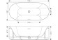 Vana 1900/850, AXOR Suite Basins & Bathtub - Bronz Szczotkowany