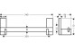 Madlo, AXOR Universal Rectangular - Nikl Szczotkowany