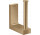 Závěs na rezervní toaletní papír toaletní, AXOR Universal Rectangular - Bronz Szczotkowany