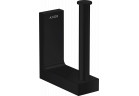 Závěs na rezervní toaletní papír toaletní, AXOR Universal Rectangular - Černá Matný