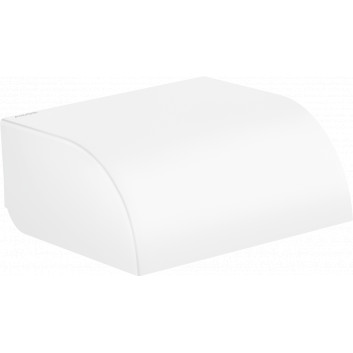 Závěs toaletního papíru s krytem, AXOR Universal Circular - Bílý Matný