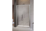 Dveře sprchové do niky Radaway Premium Plus DWJ 120, univerzální, 1175-1215mm, sklo fabric, profil chrom