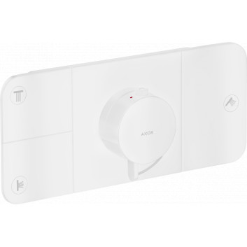 Modul termostatický, podomítkový do 3 přijímačů, AXOR One - Bílý Matný