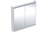 Zrcadlová skříňka z ComfortLight i dwojgiem dveře, montáž na stěnu, výška 90 cm, Geberit ONE - Hliník anodyzowane 