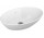 Umyvadlo na postavení na desku Vitra Geo Oval, 60x38 cm, bez otvoru pro baterii, bílá