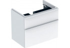 Skříňka pod umyvadlo Geberit Smyle Square 73,4 cm, se dvěma zásuvkami